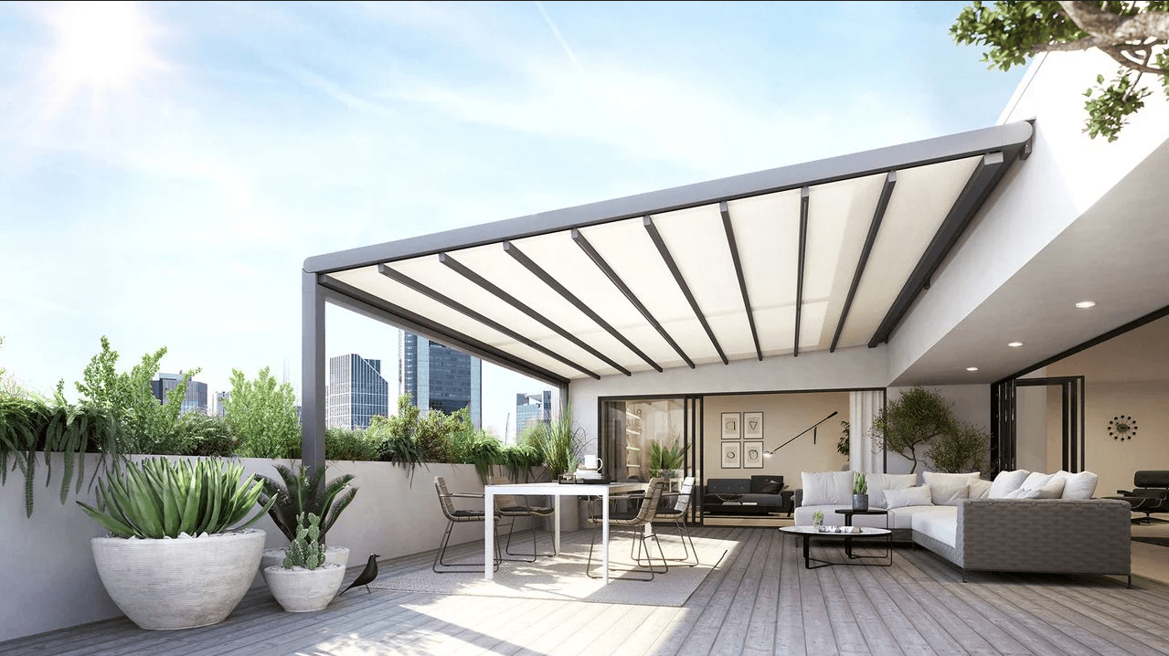 Pergolamarkise markilux pergola stretch